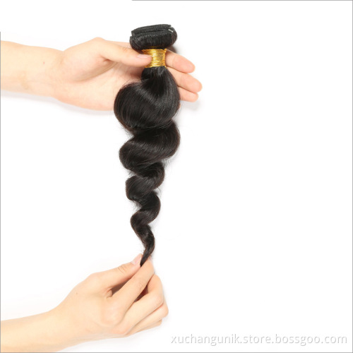 Uniky wholesale 10A brazilian cuticle aligned hair,100% virgin human indian hair, peruvian hair bundles with lace front closure
